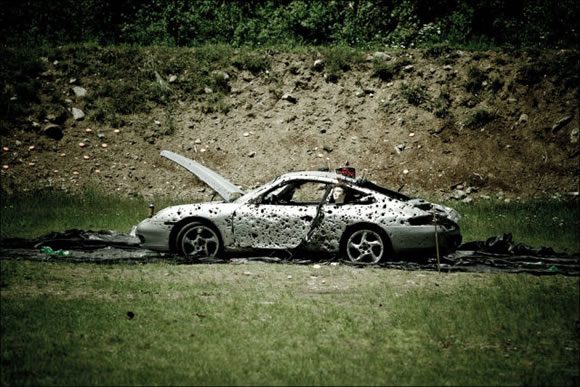 Disparando a un Porsche (15)