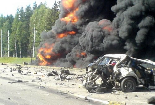 Increíble accidente de BMW en Rusia (6)