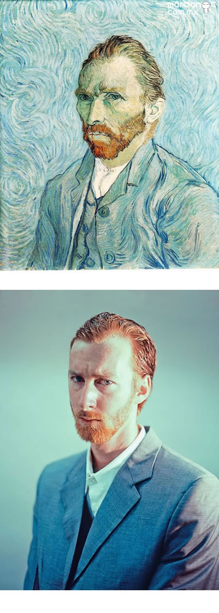 “Autorretrato 1889″ - Vincent van Gogh