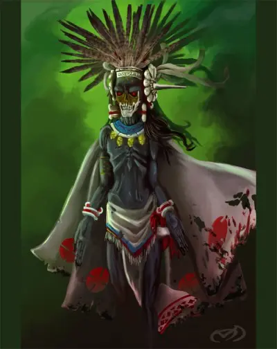Mictantecuhtli, el dios mexica de la muerte