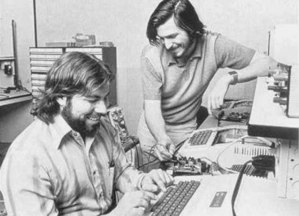 Steve Jobs y Wozniack