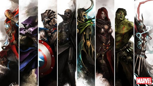 The Avengers Ilustracion Edad Media (5)