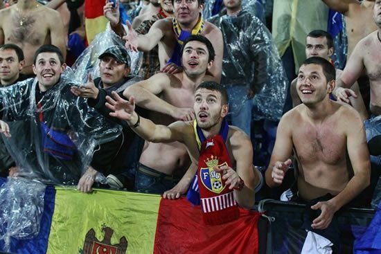 Moldavia fans futbol