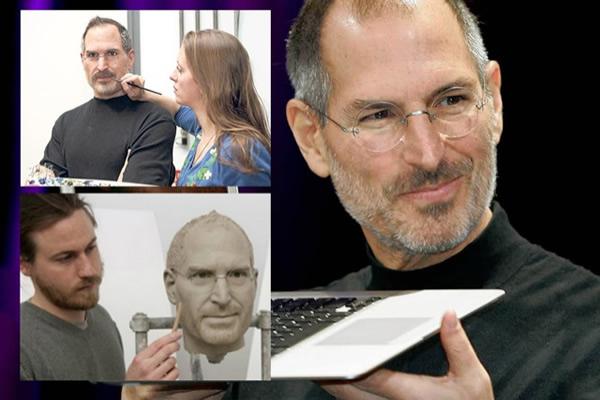 Estatua cera de Steve Jobs