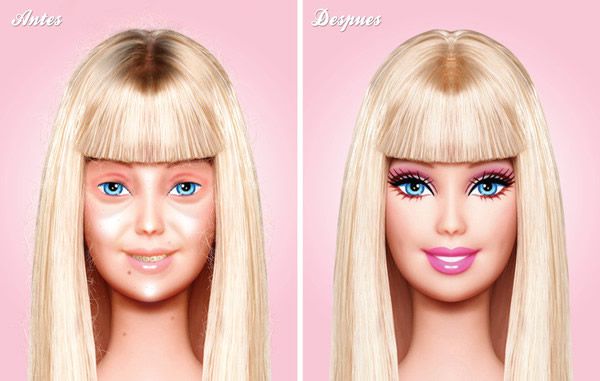 Barbie sin maquillaje (2)