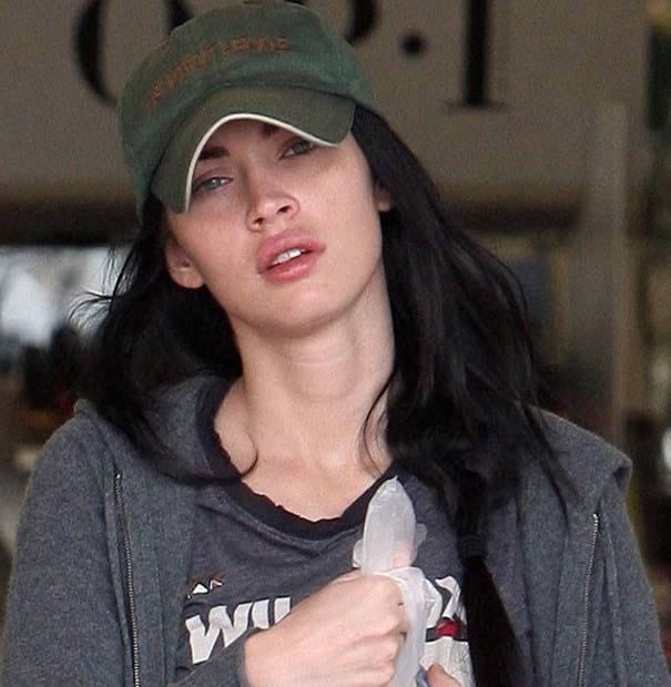 Megan Fox sin maquillaje
