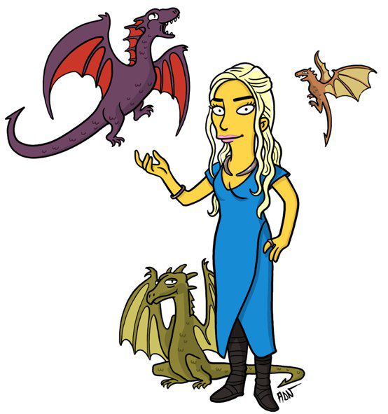 Daenerys Targaryen versión Simpsons (11)
