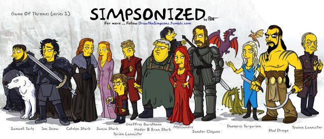 Game Of Thrones versión Simpsons (3)