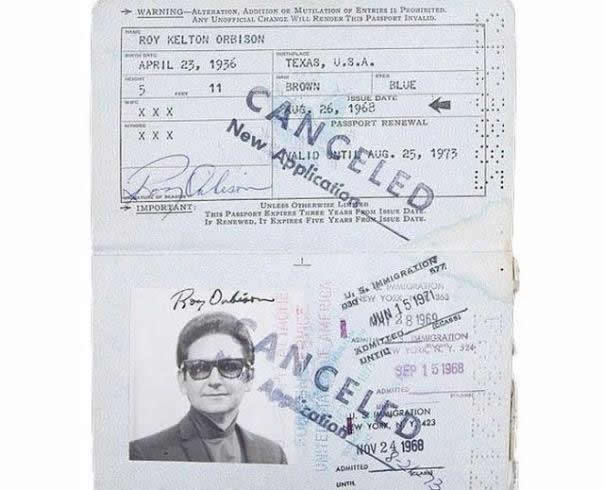 Pasaporte de Johnny Cash (6)