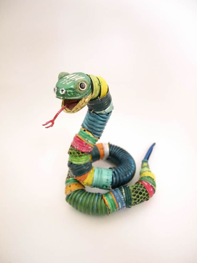 esculturas animales recicladas Natsumi Tomita (12)