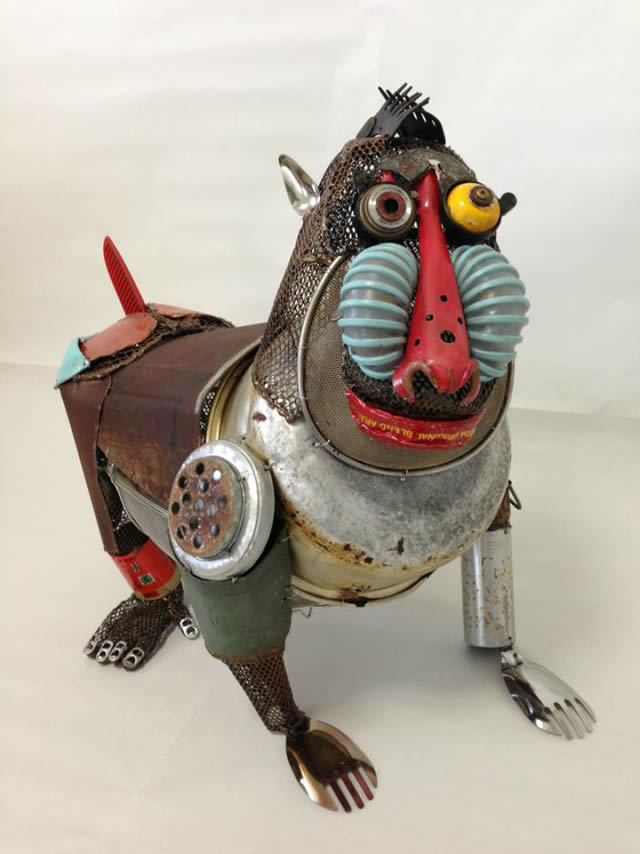 esculturas animales recicladas Natsumi Tomita (2)
