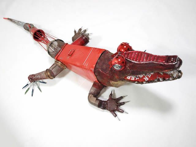 esculturas animales recicladas Natsumi Tomita (9)