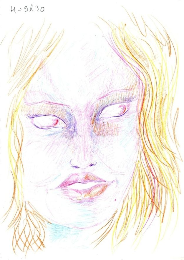 Dibujo autorretrato LSD (7)