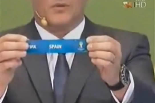Video muestra supuesta manipulación de la FIFA en el sorteo del Mundial de Brasil 2014