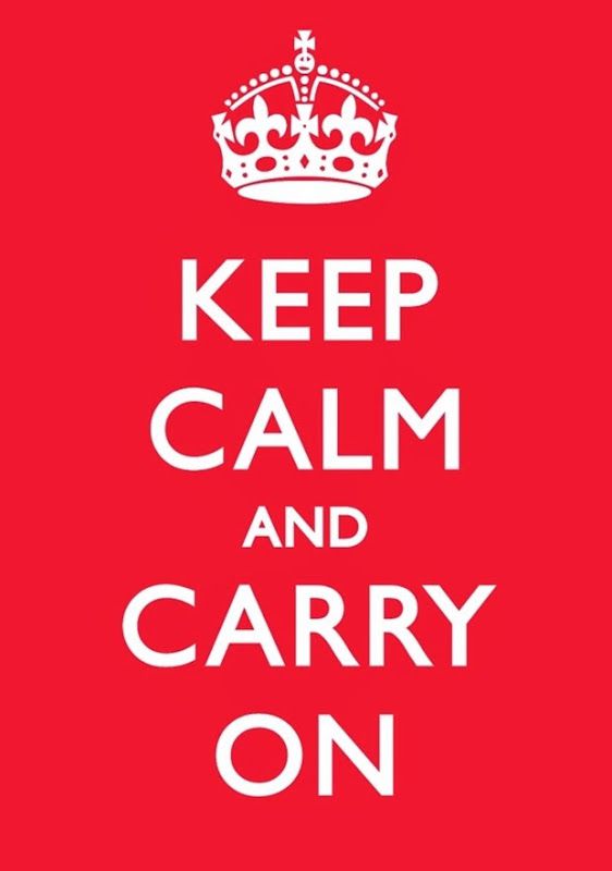Keep Calm and Carry On cartel original