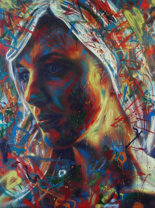 Retratos grafiti por David Walker (3)