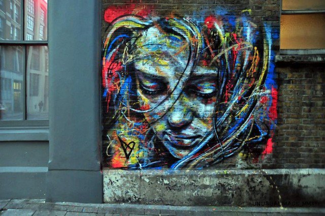 Retratos grafiti por David Walker (13)