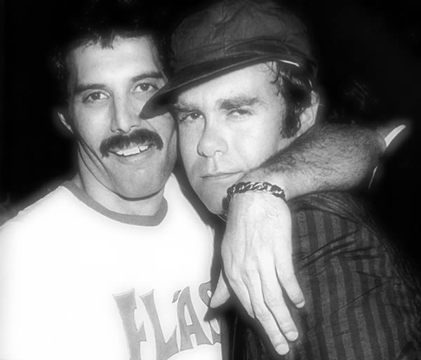 Freddie Mercury y Elton John