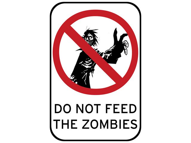 alimenta a los zombis
