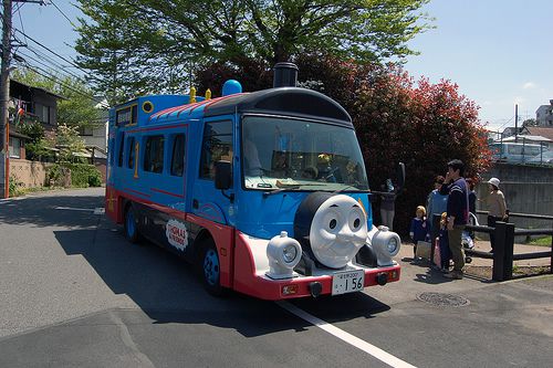 Autobus escolar en Japón (2)