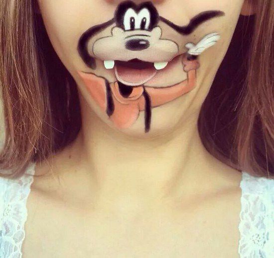 Maquillaje boca dibujos animados (3)