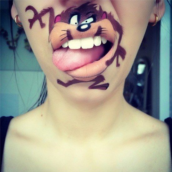 Maquillaje boca dibujos animados (1)