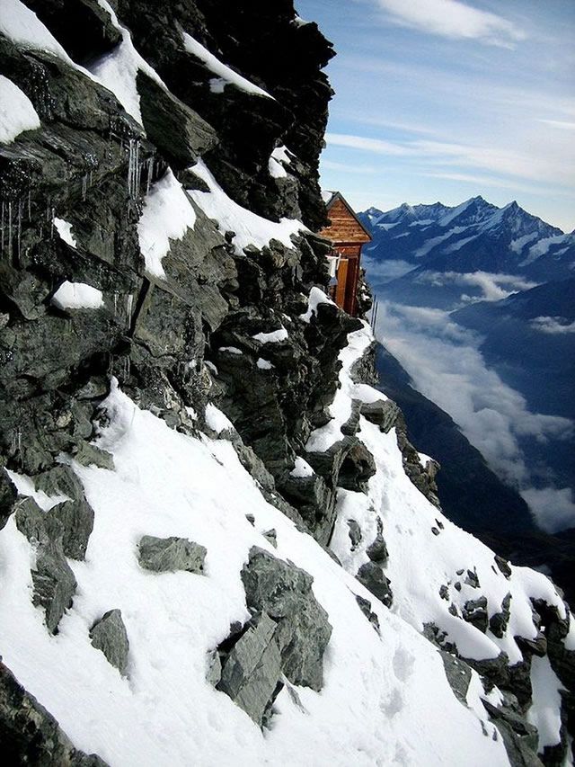 Cabaña Solvay alpes suizos