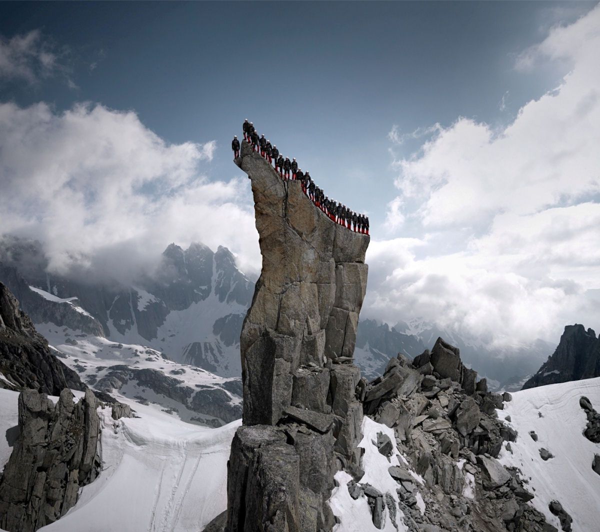 Mammut escaladores fotografía alpes suizos (3)