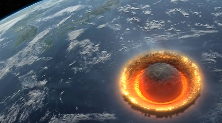 asteroide impacta tierra