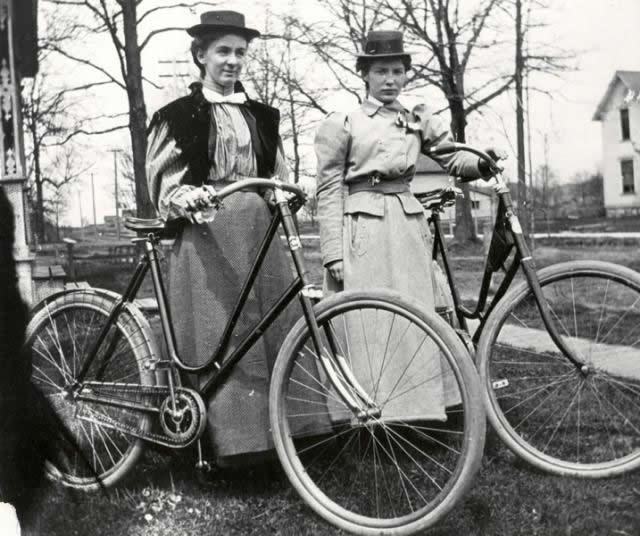 ciclistas mujeres era victoriana
