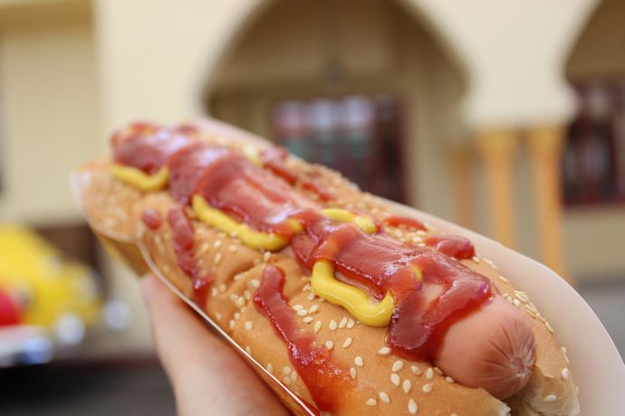 hot-dog foto zoom