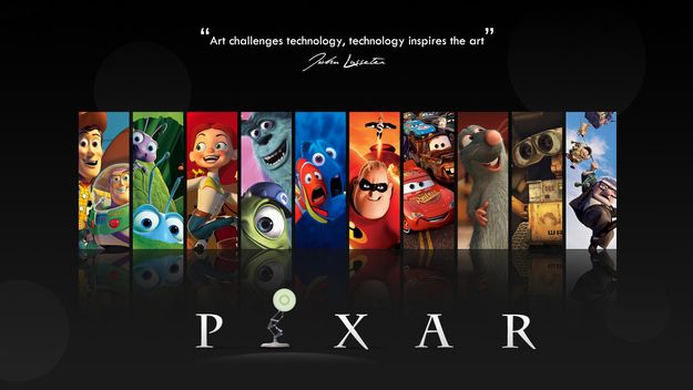 collage de pixar