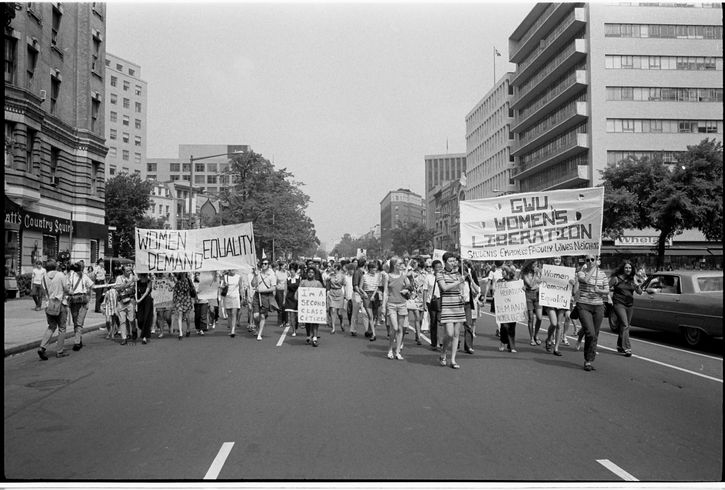 marcha igualdad de genero 1970