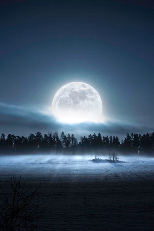 hermosa luna llena