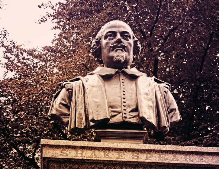 william shakespeare busto