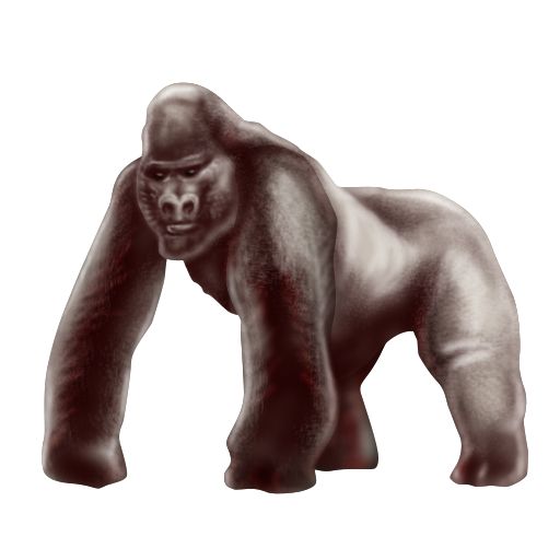 nuevo_emoji_unicode90_gorila