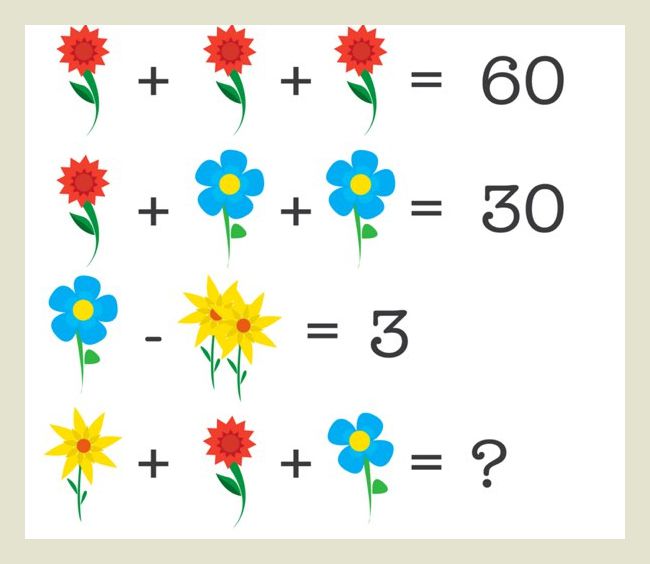 problema de logica matematica flores