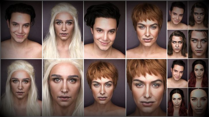 maquillaje game of thrones