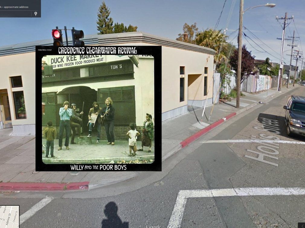 portada de discos clasicos en Google Street View (7)