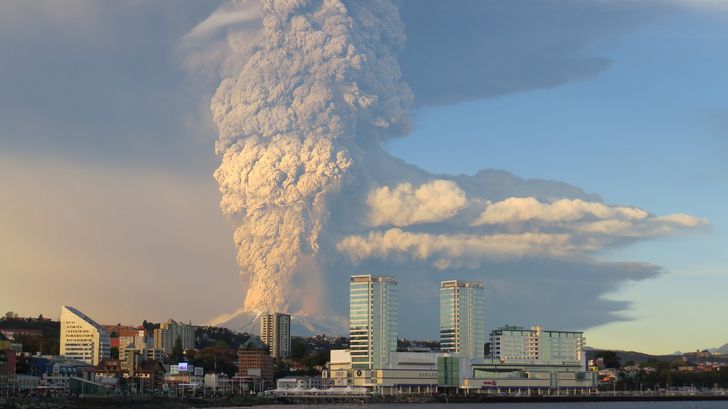 Erupción Volcán Calbuco.