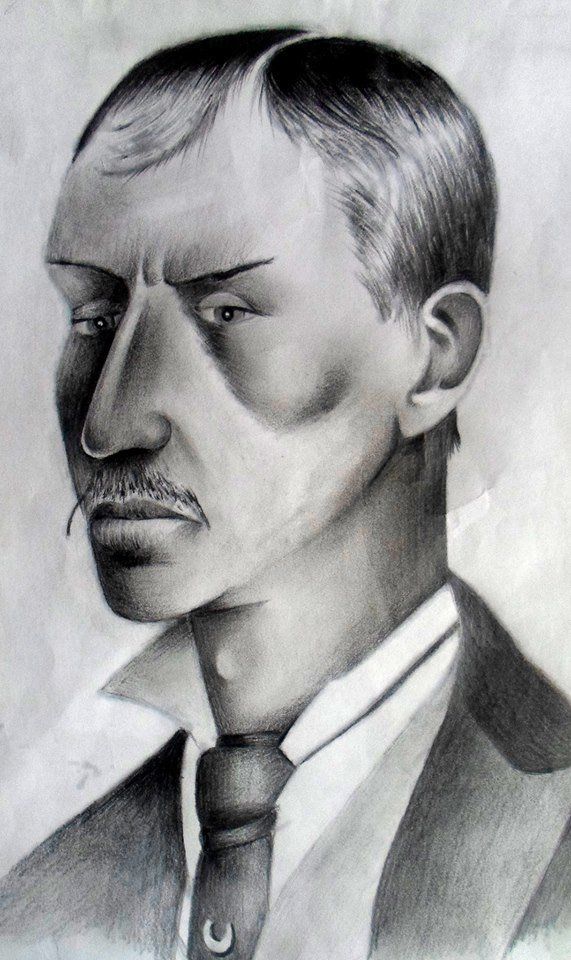 Retrato de Louis Deimschutz, recreado a partir de un dibujo de la Investigación forense por el artista William McKay.