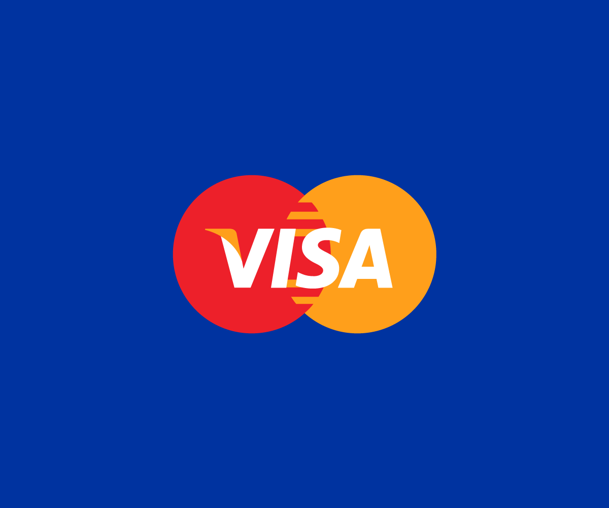 Logos combinados visa y mastercard