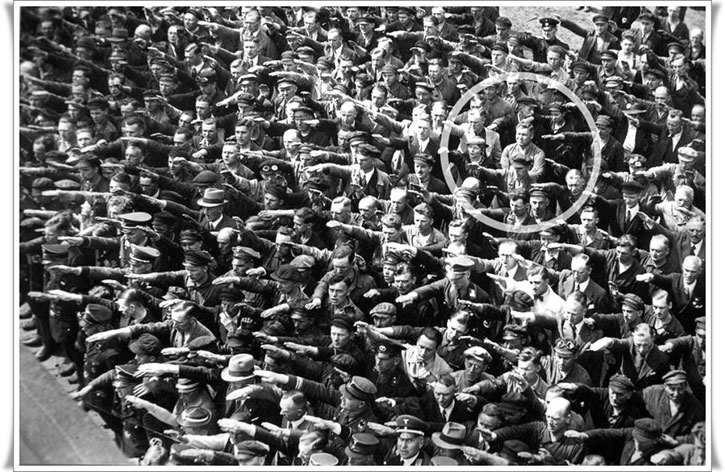 nazi desafiante August Landmesser