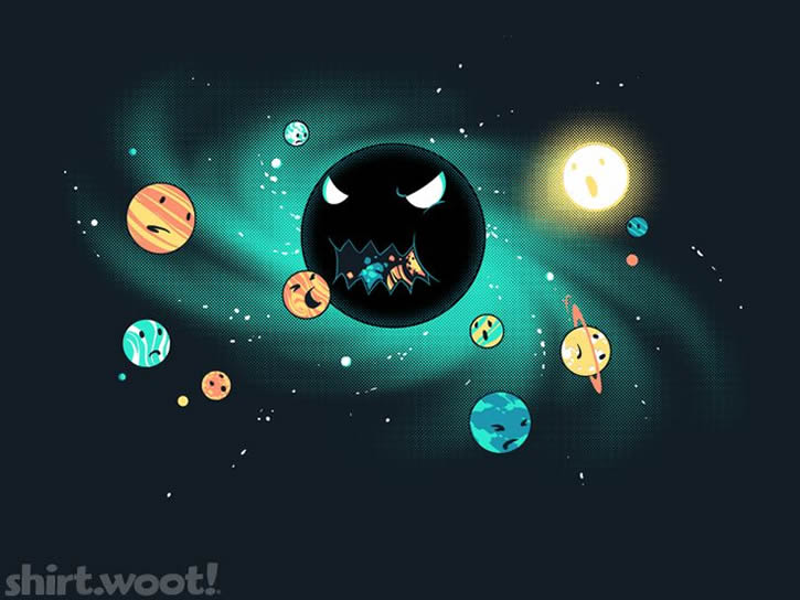 agujero negro devorador ilustracion