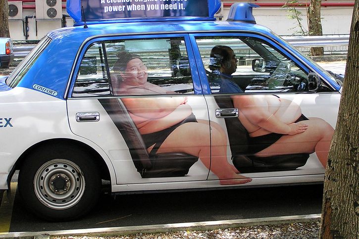 peleador de sumo figura taxi