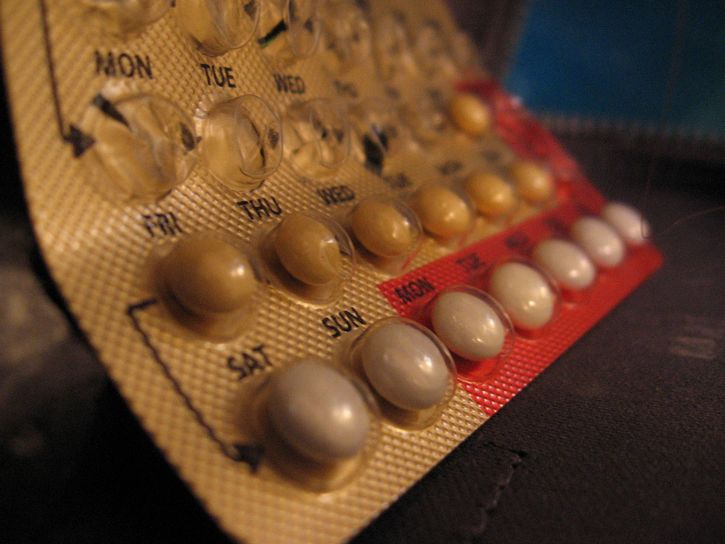 empaque de pildoras anticonceptivas primer plano