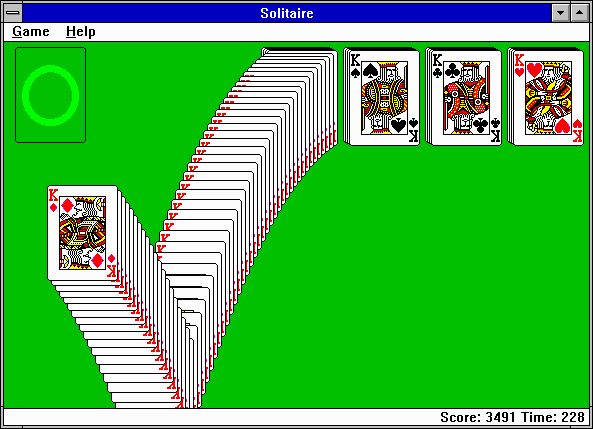 juegos solitario microsoft 30 captura de pantalla