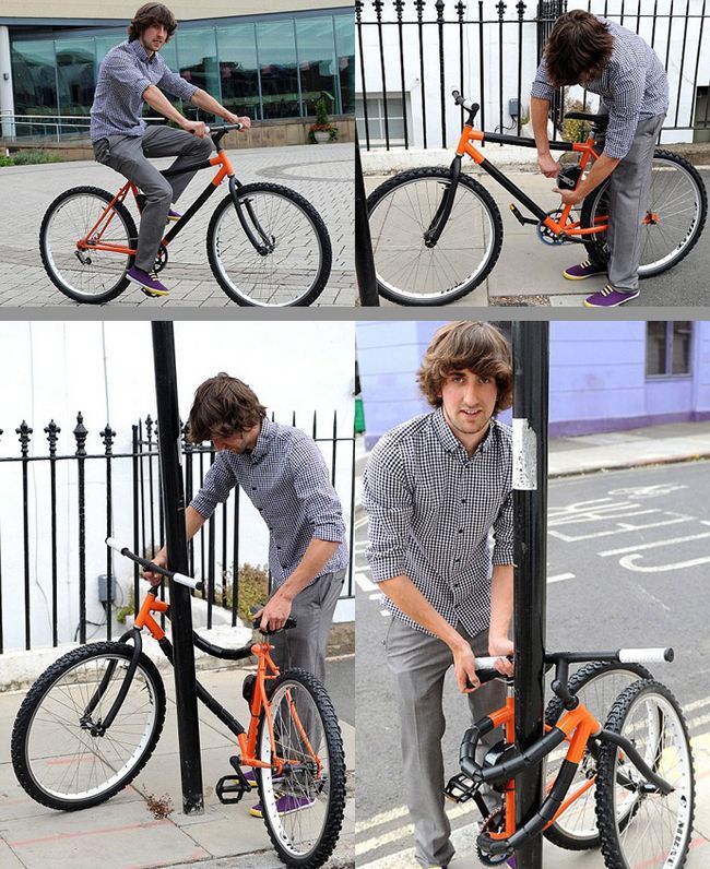 inventos increibles bicicleta flexible