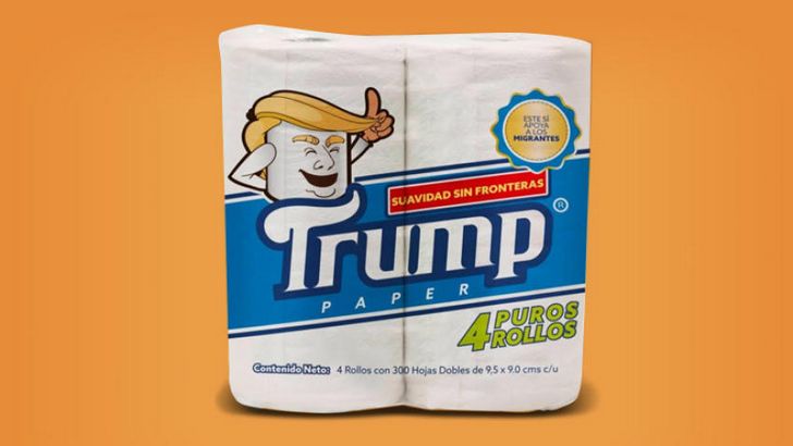 Papel higienico Trump