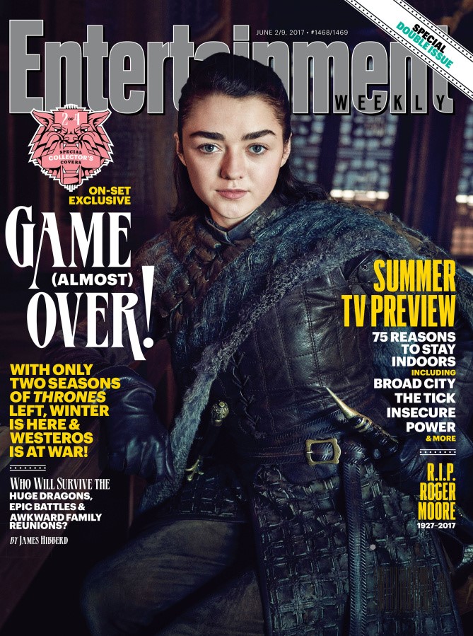 Entertainment Weekly portada Arya Stark